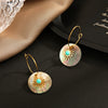 Wholesale Geometric Electroplated Shell Earrings For Women