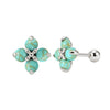 Wholesale Geometric Electroplated 925 Silver Jewelry Bracelets Earrings Ear Studs For Women