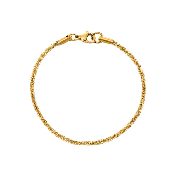 Wholesale Geometric Electroplated Stainless Steel Cauliflower Chain Bracelet For Women