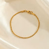 Wholesale Geometric Electroplated Stainless Steel Cauliflower Chain Bracelet For Women