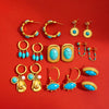 Wholesale Geometric Electroplated Stainless Steel Earrings For Women