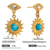 Wholesale Geometric Electroplated Stainless Steel Earrings For Women