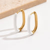 Wholesale Geometric Electroplated Stainless Steel Earrings For Women