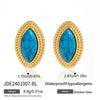 Wholesale Geometric Electroplated Stainless Steel Earrings For Women