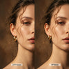 Wholesale Geometric Electroplated Stainless Steel Earrings Unisex Original Design Style