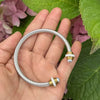Wholesale Geometric Electroplated Stainless Steel Light Luxury Style Bracelet Jewelry For Girls
