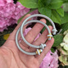 Wholesale Geometric Electroplated Stainless Steel Light Luxury Style Bracelet Jewelry For Girls
