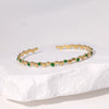 Wholesale Geometric Electroplated Stainless Steel Open Bracelet Accessories