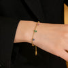 Wholesale Geometric Electroplated Titanium Steel Bracelet For Women Fashionable And Simple Ins Style Jewelry Accessory