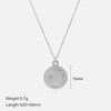 Wholesale Geometric Encrusted Electroplated Titanium Steel And Stainless Steel Cross Chain Necklace For Women