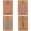 Wholesale Geometric Evil Eye Woven Adjustable Bracelet With Electroplating
