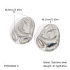 Wholesale Geometric Exaggerated High End Temperament Earrings For Women Made Of Titanium Steel And Stainless Steel With Pvd Vacuum Real Gold Electroplating
