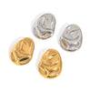 Wholesale Geometric Exaggerated High End Temperament Earrings For Women Made Of Titanium Steel And Stainless Steel With Pvd Vacuum Real Gold Electroplating