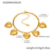 Wholesale Geometric Ferris Wheel Stainless Steel 18K Gold Plated Diy Bracelet For Women
