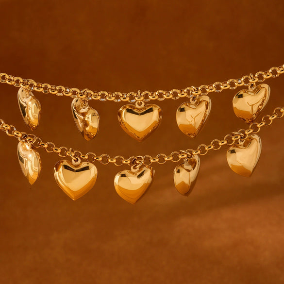 Wholesale Geometric Ferris Wheel Stainless Steel 18K Gold Plated Diy Bracelet For Women