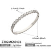 Wholesale Geometric Fivepointed Star And Heartshaped Zircon Inlay Stainless Steel Electroplated Bracelet Set