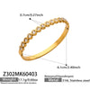 Wholesale Geometric Fivepointed Star And Heartshaped Zircon Inlay Stainless Steel Electroplated Bracelet Set