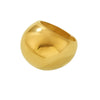 Wholesale Geometric Glossy Design Goldplated Titanium Steel Ring For Unisex
