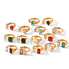 Wholesale Geometric Gold Plated Stainless Steel Rings For Women