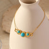 Wholesale Geometric Goldplated Stainless Steel Pendant Bracelet For Women