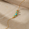 Wholesale Geometric Goldplated Stainless Steel Pendant Bracelet For Women