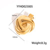 Wholesale Geometric Hair Accessories And Earrings For Women Simple Style Stainless Steel With Insect Ladybug Pattern Pvd Furnace Vacuum Real Gold Plated