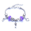 Wholesale Geometric Handmade Alloy Beaded Bracelet With Crown Pendant And Lobster Buckle For Couples