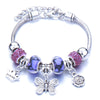 Wholesale Geometric Handmade Alloy Beaded Bracelet With Crown Pendant And Lobster Buckle For Couples