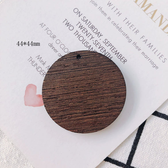 Wholesale Geometric Handmade Brown Original Wood Jewelry Accessories For Earrings