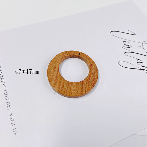 Wholesale Geometric Handmade Brown Original Wood Jewelry Accessories For Earrings