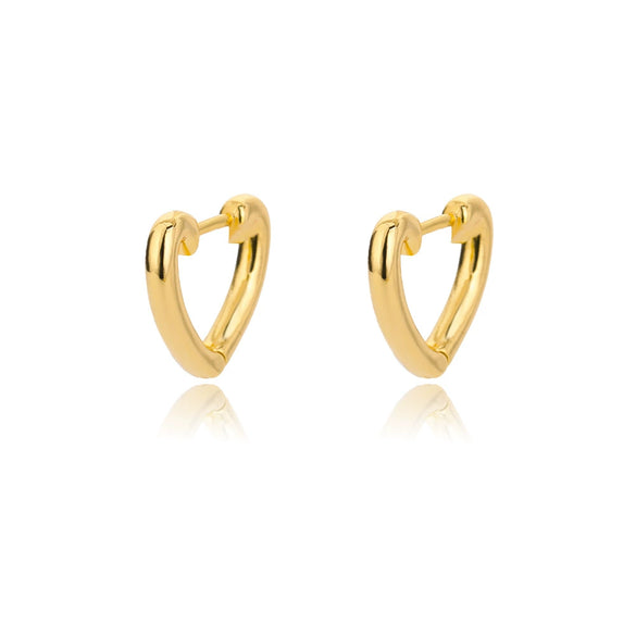 Wholesale Geometric Heart Shaped Copper Earrings For Women With Micro Inlaid Zircon And Star Design