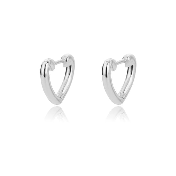 Wholesale Geometric Heart Shaped Copper Earrings For Women With Micro Inlaid Zircon And Star Design