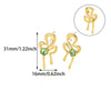 Wholesale Geometric Heartshaped Stainless Steel And Goldplated Earrings For Unisex