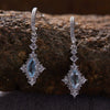 Wholesale Geometric Highend Luxury S925 Sterling Silver 18K Gold Natural Color Treasure Earrings Jewelry