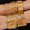 Wholesale Geometric Hollowout Microinlaid Zircon Stainless Steel Goldplated Bracelet Elegant Jewelry