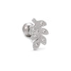 Wholesale Geometric Inlaid Zircon Copper Ear Bone Nail Jewelry