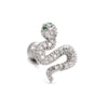 Wholesale Geometric Inlaid Zircon Copper Ear Bone Nail Jewelry