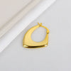 Wholesale Geometric Irregular Diamond S925 Sterling Silver Earrings Simple Retro Style