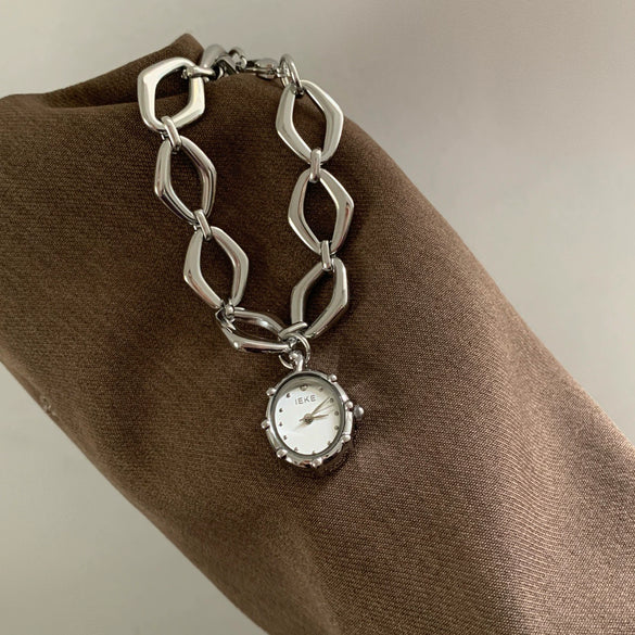 Wholesale Geometric Irregular Gold Watch Bracelet For Women Stainless Steel Non Fading Jewelry
