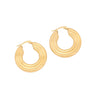 Wholesale Geometric Irregular Metal Stainless Steel Earrings With Electroplating For Women