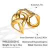 Wholesale Geometric Irregular Personality Bracelet Made Of Titanium Steel With Electroplating Processing