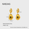 Wholesale Geometric Irregular Stainless Steel 18K Gold Plated Earrings For Women