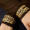 Wholesale Geometric 18K Gold Plated 316L Stainless Steel Horseshoe Buckle Bracelet For Women