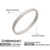Wholesale Geometric 18K Goldplated Twisted 316L Stainless Steel Bracelet Jewelry Accessories