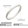 Wholesale Geometric 18K Goldplated Twisted 316L Stainless Steel Bracelet Jewelry Accessories