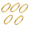 Wholesale Geometric 18K Goldplated Twisted 316L Stainless Steel Bracelet Jewelry Accessories