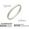 Wholesale Geometric 18K Goldplated Twisted 316L Stainless Steel Bracelet Jewelry Accessories