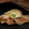 Wholesale Geometric Leaf Design S925 Sterling Silver Ring Set With Gems Unisex