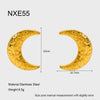 Wholesale Geometric Leaf Stainless Steel 18K Gold Plated Earrings For Women