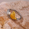 Wholesale Geometric Light Luxury Gold Ring In Titanium Steel With 18K Real Gold Electroplated Treatment